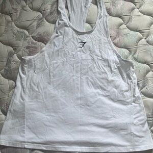 White Gymshark Tank Top